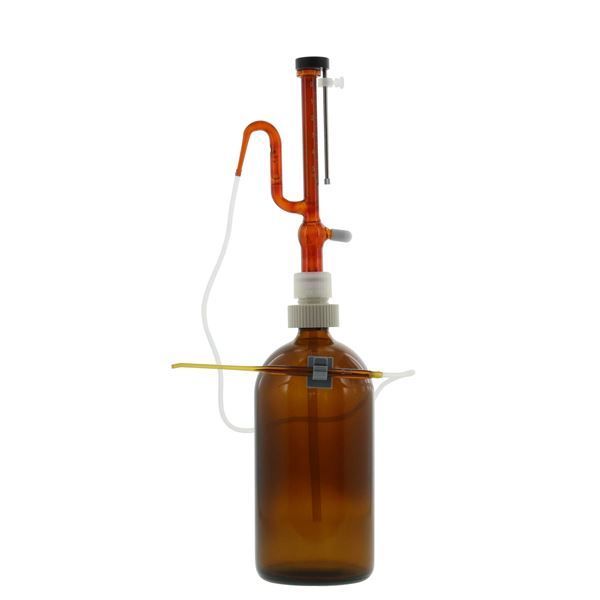分注器 リビューレット 茶褐色 5mL 1Lねじ口びん付 025120-5