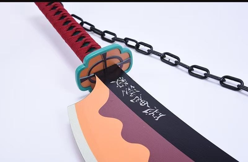 宇髄天元 二刀流武器 チェーン付き　コスプレセット 宇髄天元 二刀流武器 チェーン付き コスプレセット - メルカリ