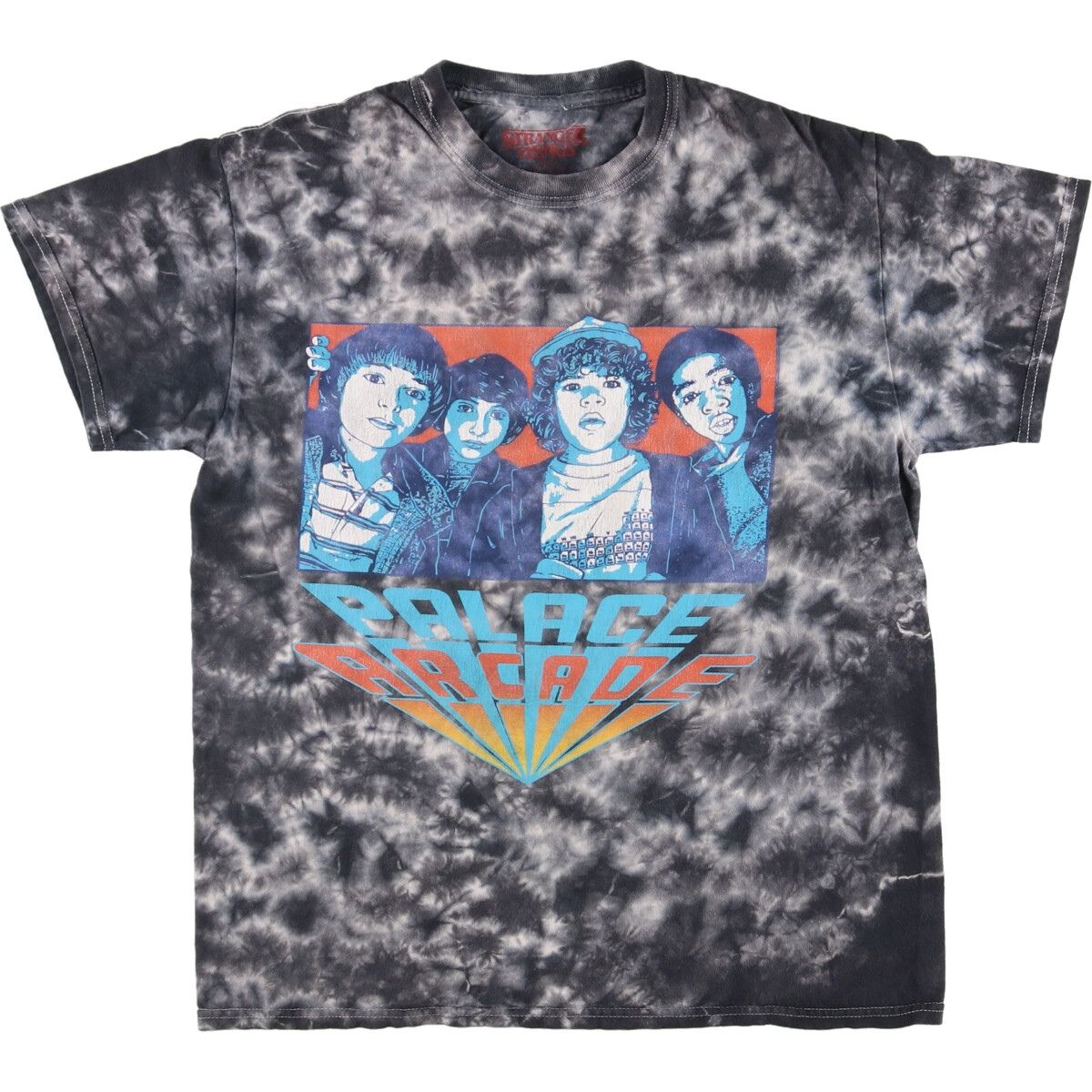 古着 NETFLIX STRANGER THINGS ストレンジャーシングス タイダイ柄 映画 ムービーTシャツ メンズM /eaa443989 【中古】/eaa443989