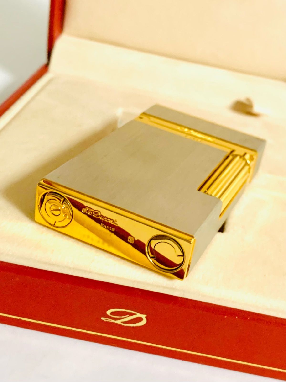 S.T.Dupont デュポン ガスライター ライン2 ヘアライン 16841