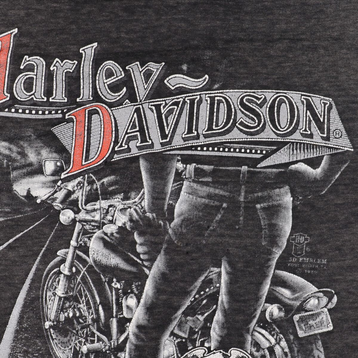 使用しないので出品しますヴィンテージ1989年HARLEY DAVIDSON Tシャツ スプリンガー