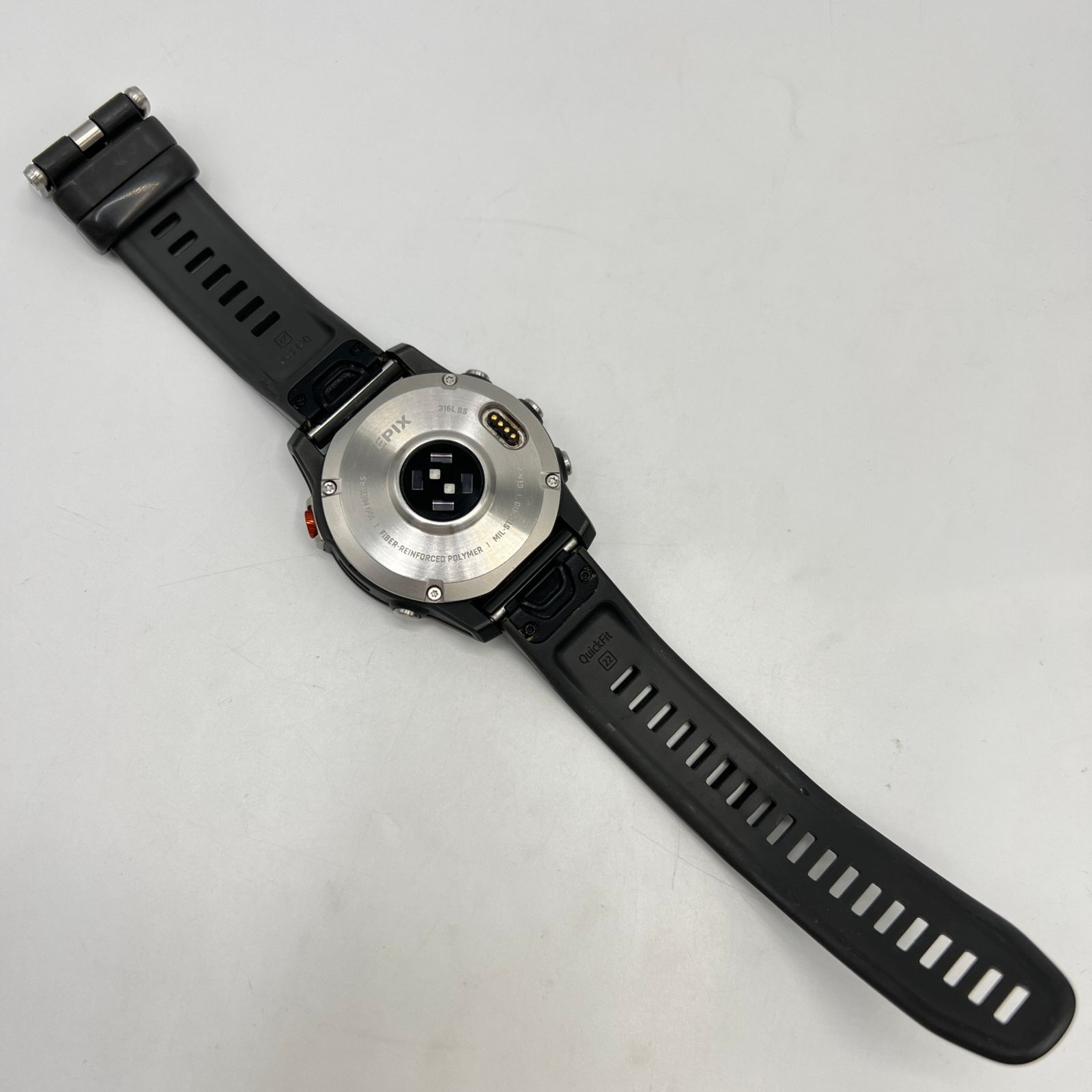 Bランク】GARMIN epix Steel/Graphite 010-02582-05 スマートウォッチ 
