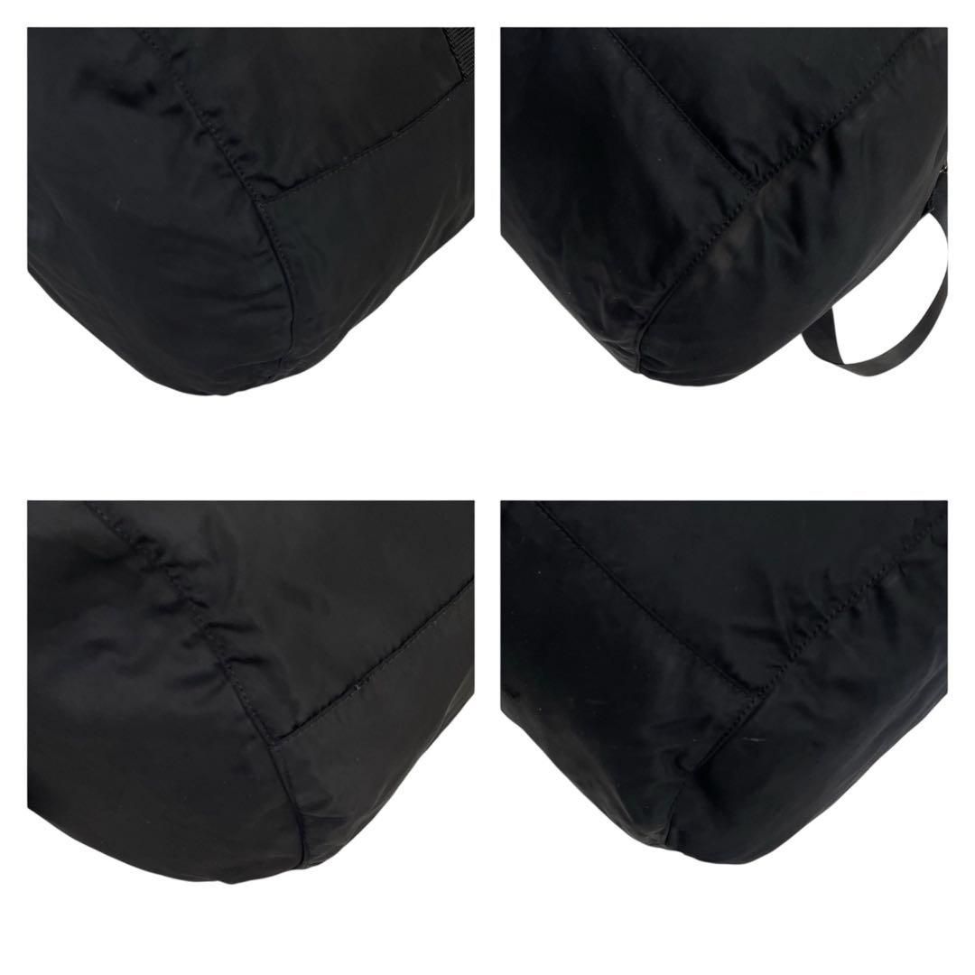 【美品】プラダ 2way ボストンバッグ 旅行用バッグ ナイロン 三角ロゴ 黒 PRADA プラダ ボストンバッグ 三角ロゴプレート 大容量 旅行 黒