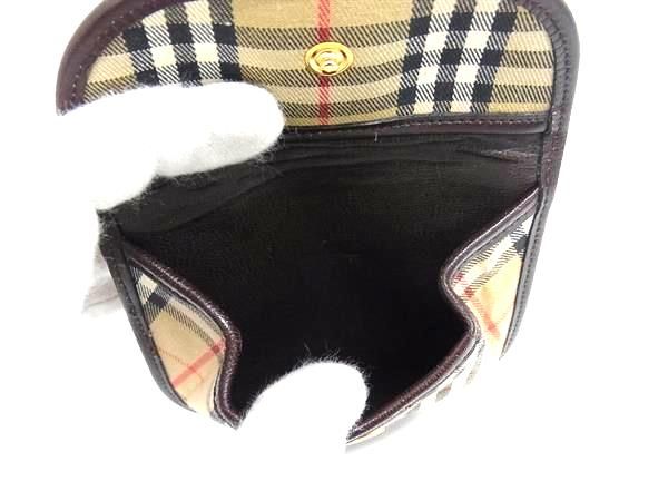 □極美品□ Burberrys バーバリーズ ノバチェック キャンバス コイン