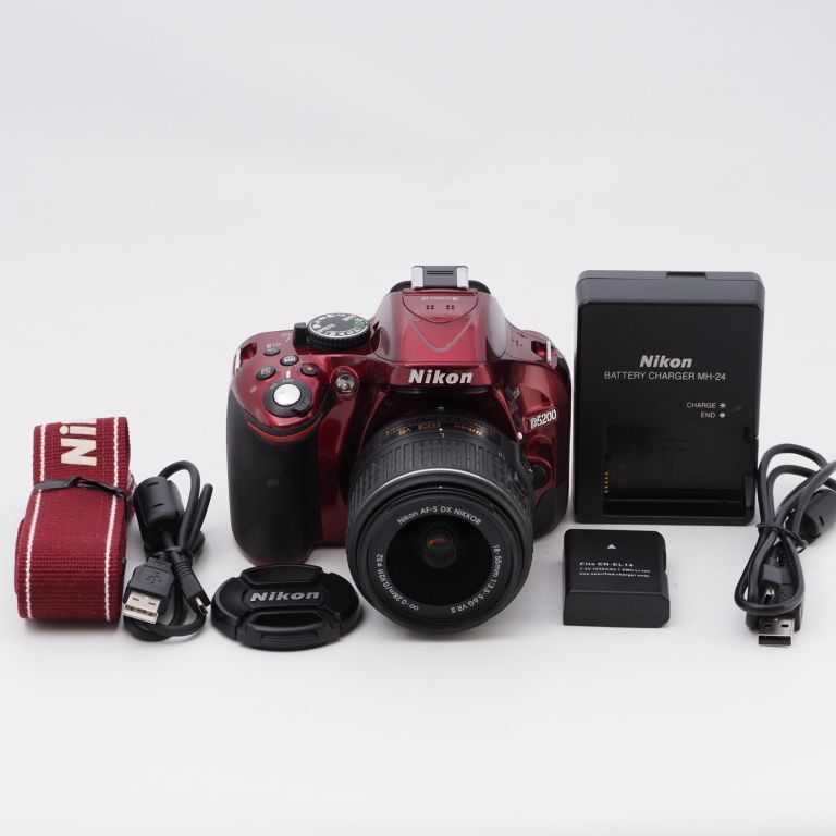 Nikon D5200 18-55 VR Kit レッド Amazon Canada: Nikon D5200 CMOS DSLR with 18-55mm f/3.5-5.6