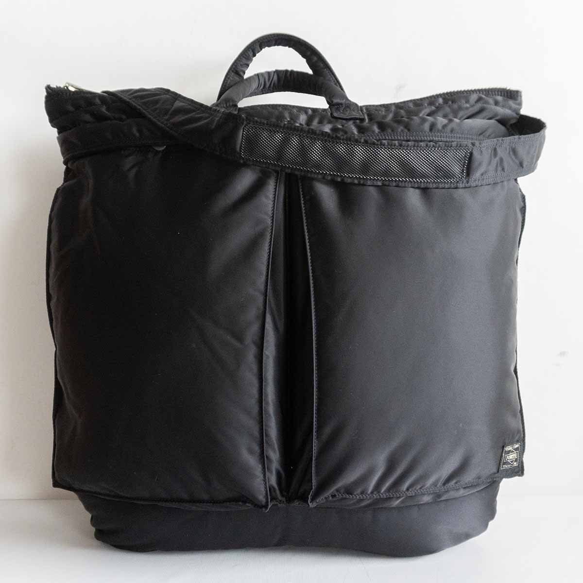 PORTER タンカー 2way ヘルメットバッグ ポーター ショルダーバッグ ナイロン ブラック TANKER BAG 25050431
