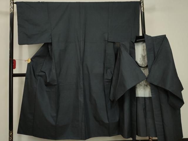 平和屋着物○男性 本場大島紬 変わり格子 正絹 逸品 DAAW5458ud 平和屋  