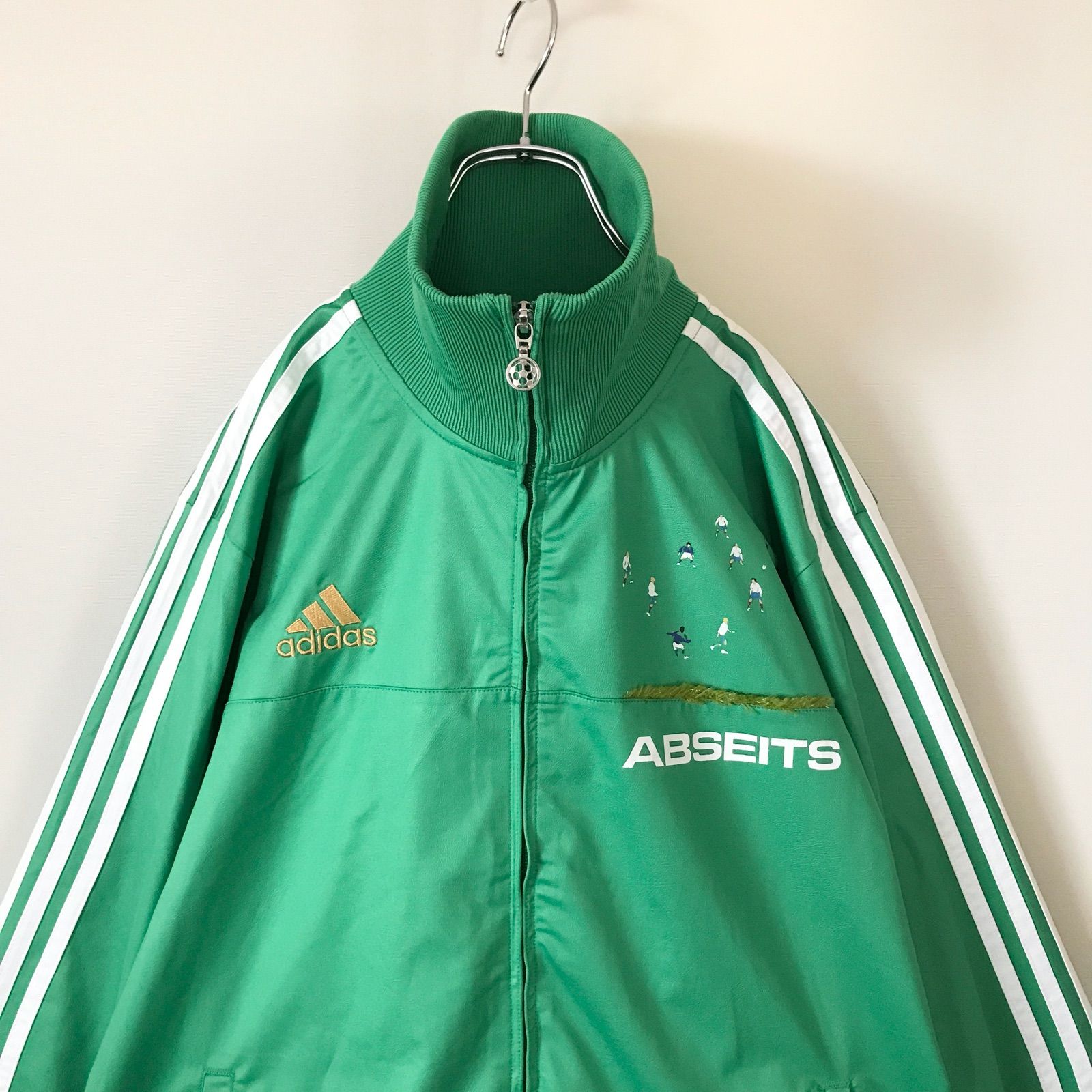 adidas アディダス☆ドイツサッカージャージジャケット☆ABSEITS(オフサイド)トラックトップ☆メンズXO 2403M004 - メルカリ