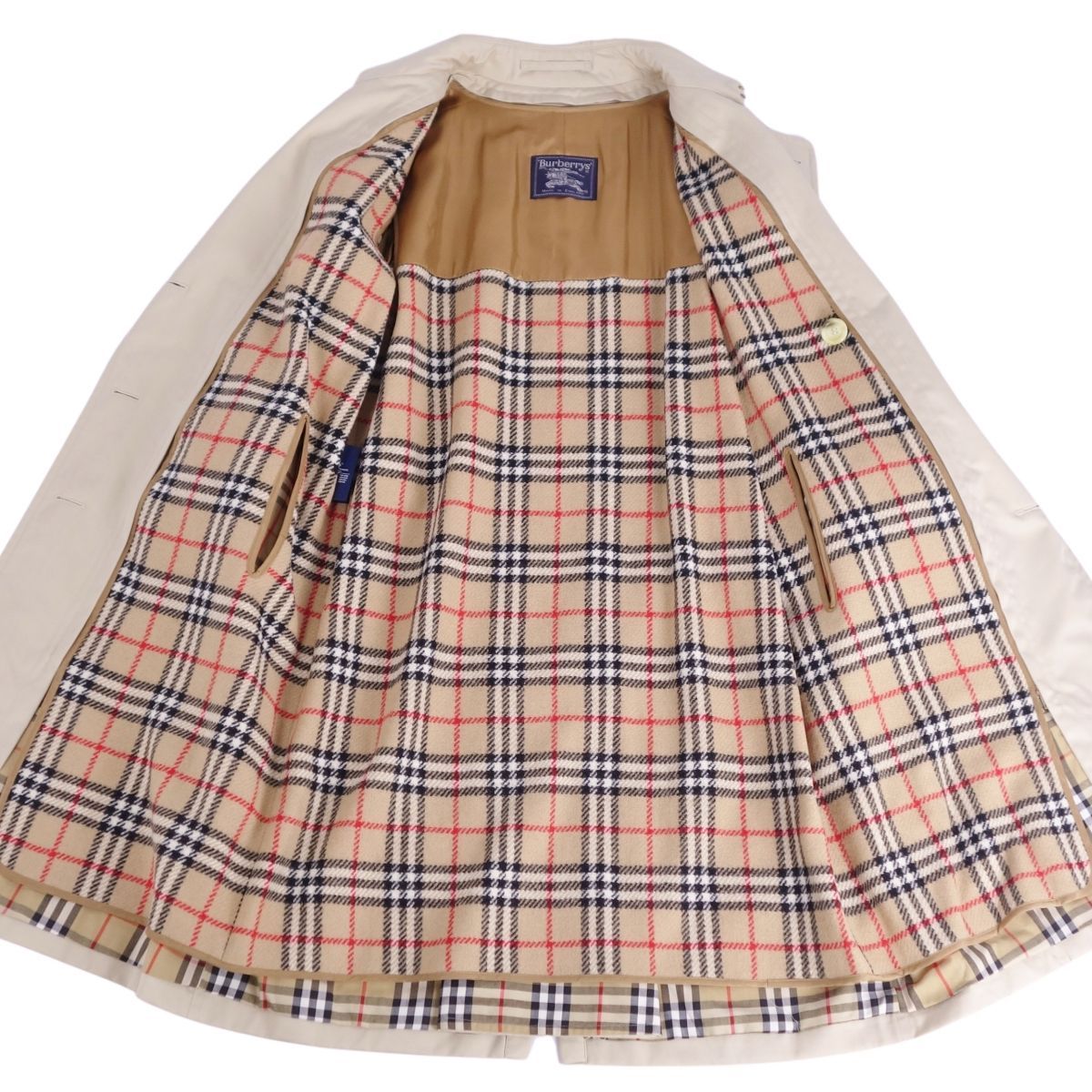 【美品】 Burberrys バーバリー トレンチコート ライナー XL 232 美品】 Burberrys バーバリー トレンチコート ライナー XL 232