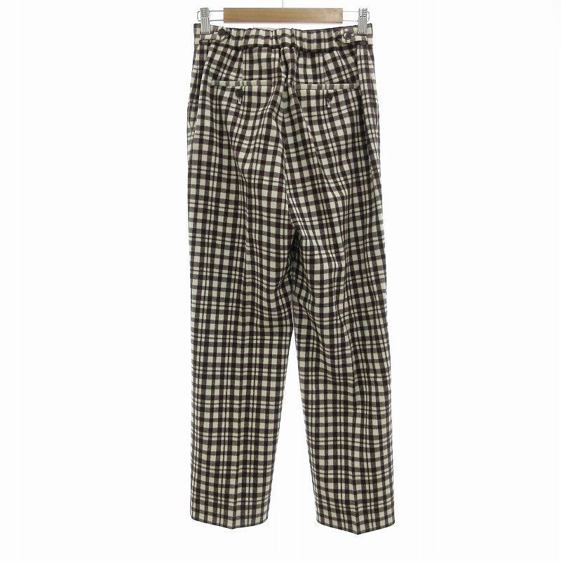 マカフィー MACPHEE トゥモローランド ウールフランネル ストレート  