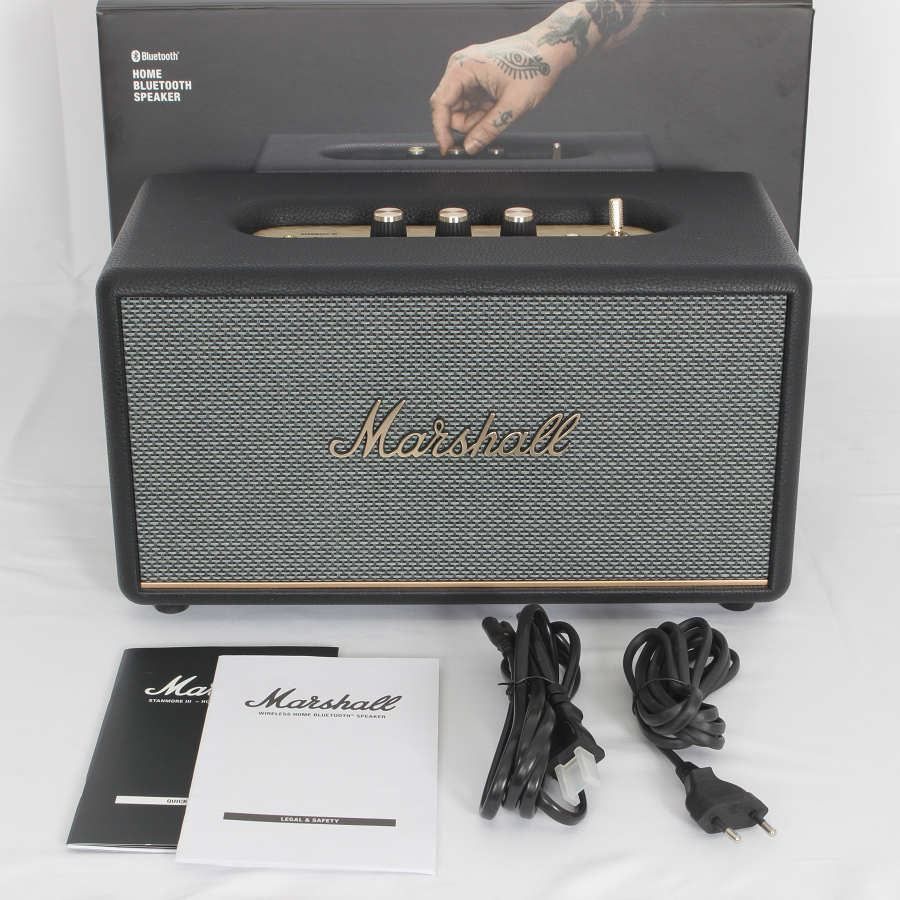 美品/正規品】Marshall Stanmore III ブラック ワイヤレススピーカー