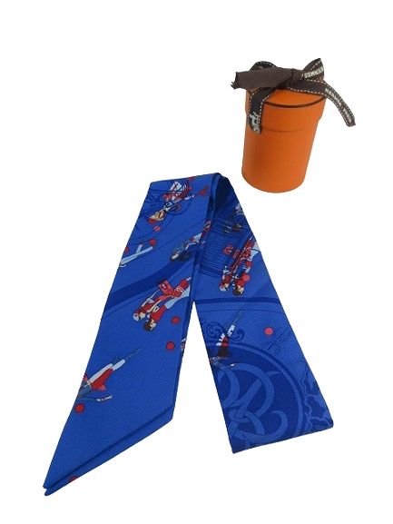 エルメス HERMES ツイリー スカーフ エクス リブリスシルク
