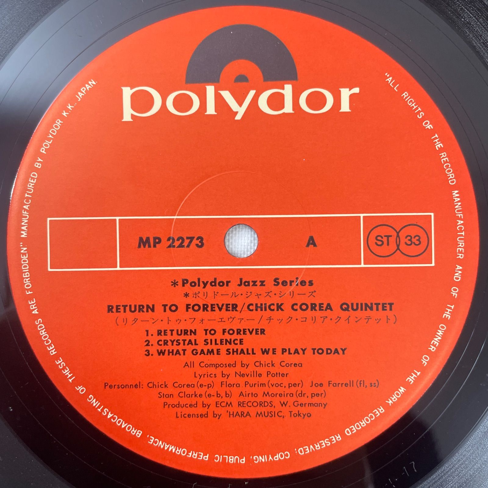 チック・コリア - リターン・トゥ・フォーエヴァー】12