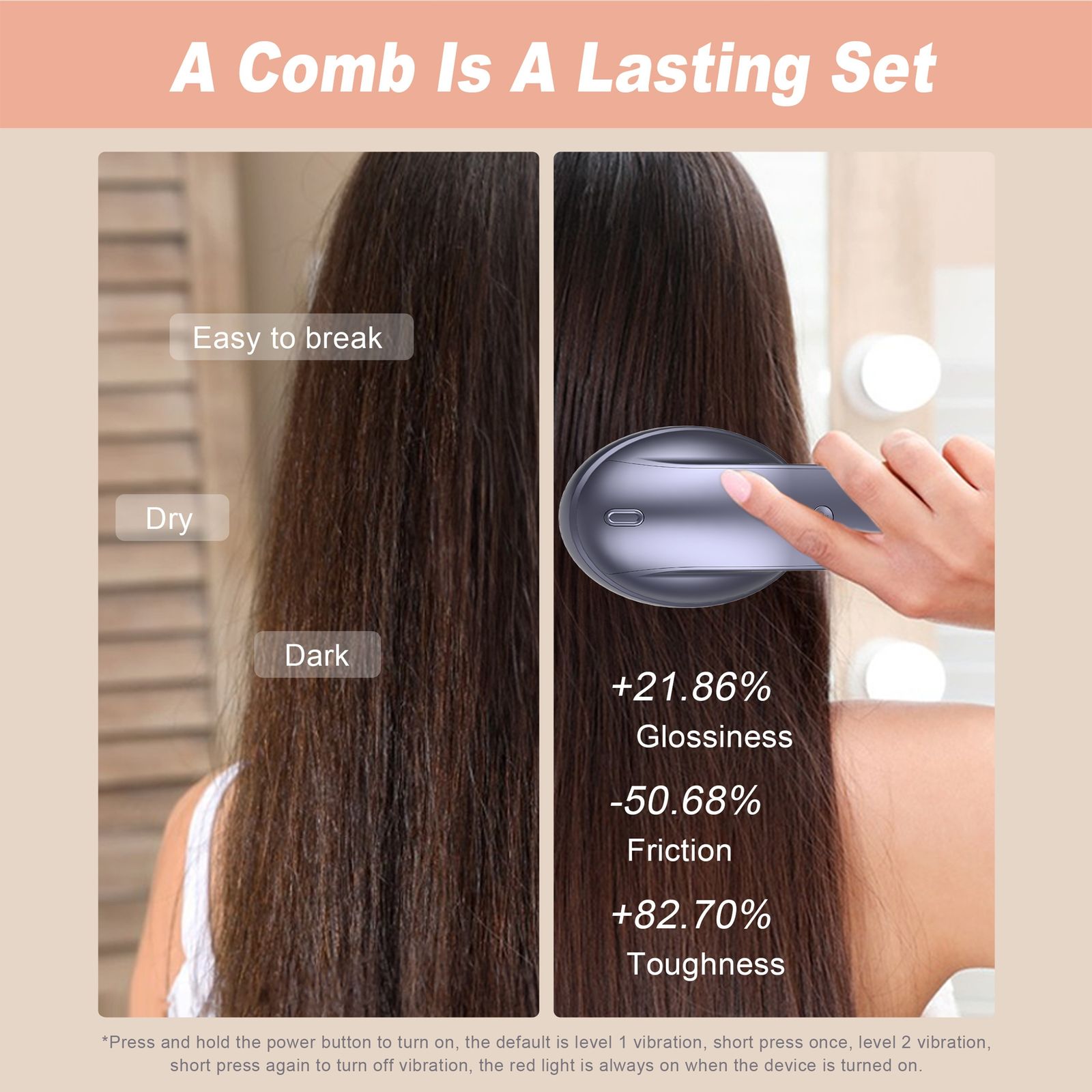 ポータブルヘアノリシングヘッドマッサージャー