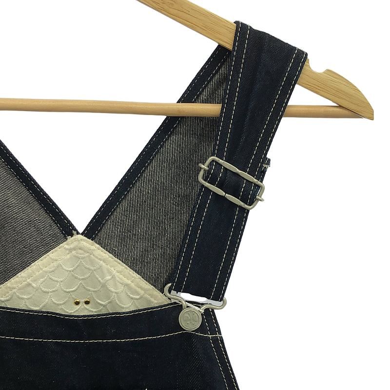 ミナペルホネン　オーバーオール　34 mina perhonen / ミナペルホネン | always デニム オーバーオール | 34