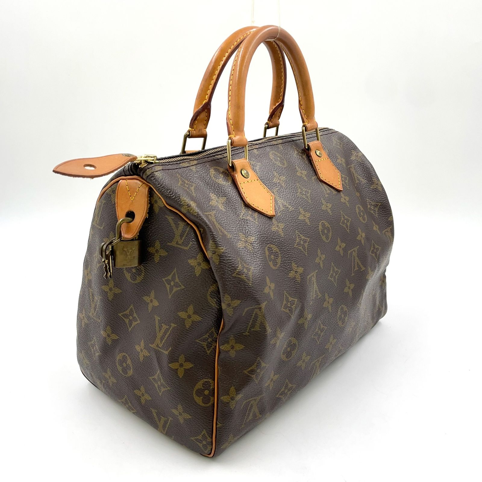 LOUIS VUITTON ハンドバッグ モノグラム スピーディ30 ブラウン LOUIS VUITTON ルイヴィトン モノグラム スピーディ30 USA製