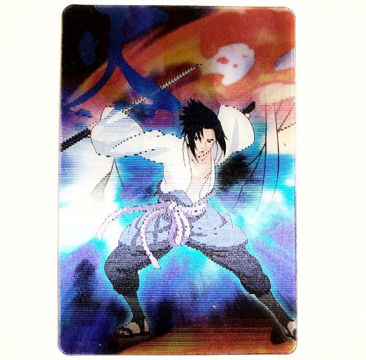 NARUTO うちはサスケ 火遁 プラスチックカード グミ 2008 第一弾