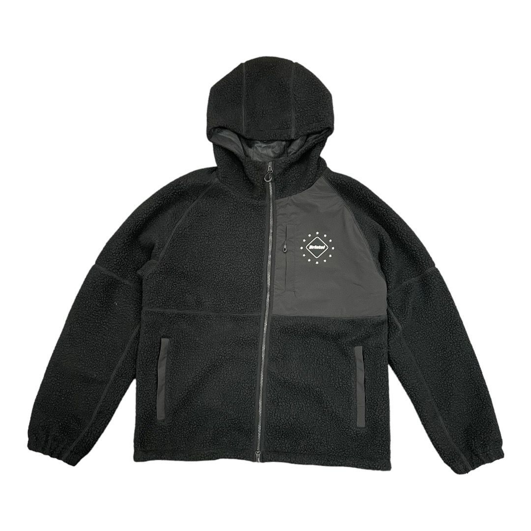 F.C.Real Bristol 22AW BOA FLEECE BIG LOGO HOODED BLOUSON ボア ...