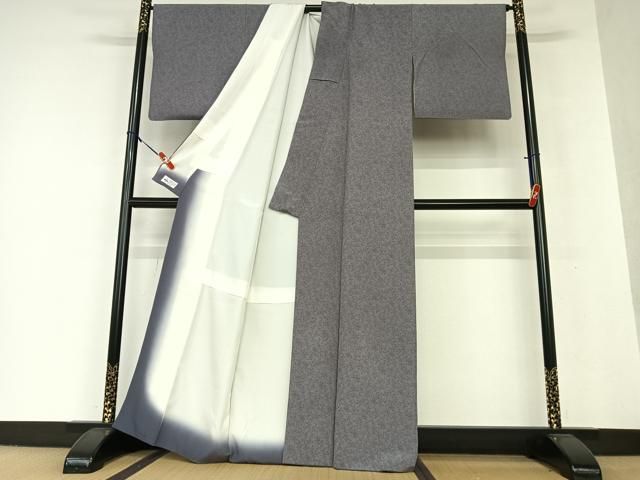 平和屋着物○人間国宝 初代 六谷梅軒(六谷紀久男)錐彫り 重要無形文化