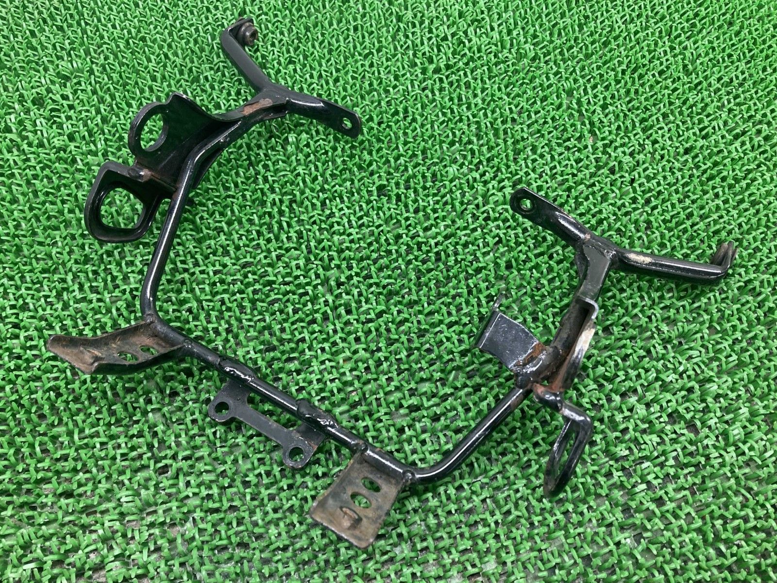 ZRX1200R ヘッドライトステー カワサキ 純正 ZRT20A ビキニカウルステー ウインカーステー 修復素材に 品薄 品 qJ