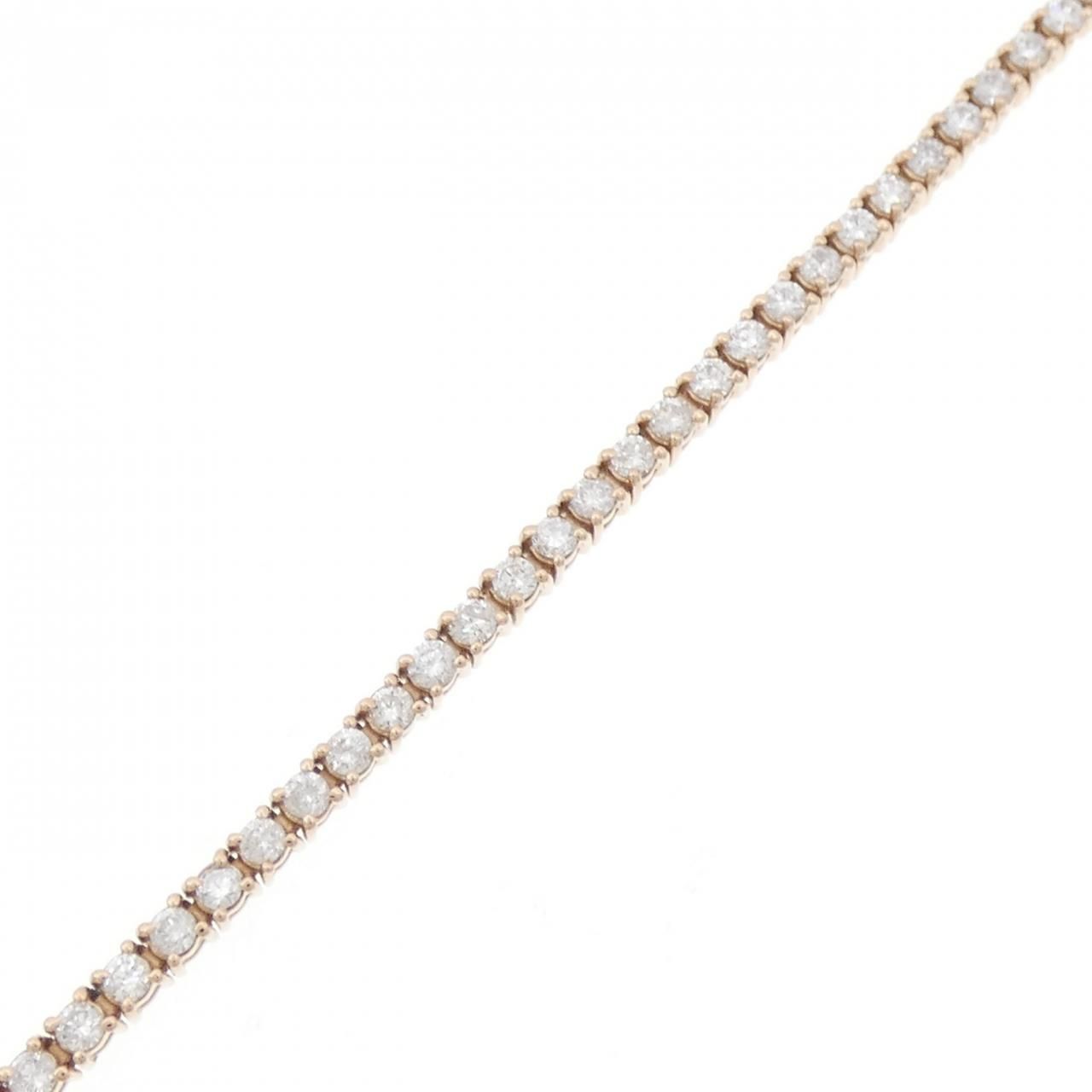 K18PG ダイヤモンド ブレスレット 2.00CT