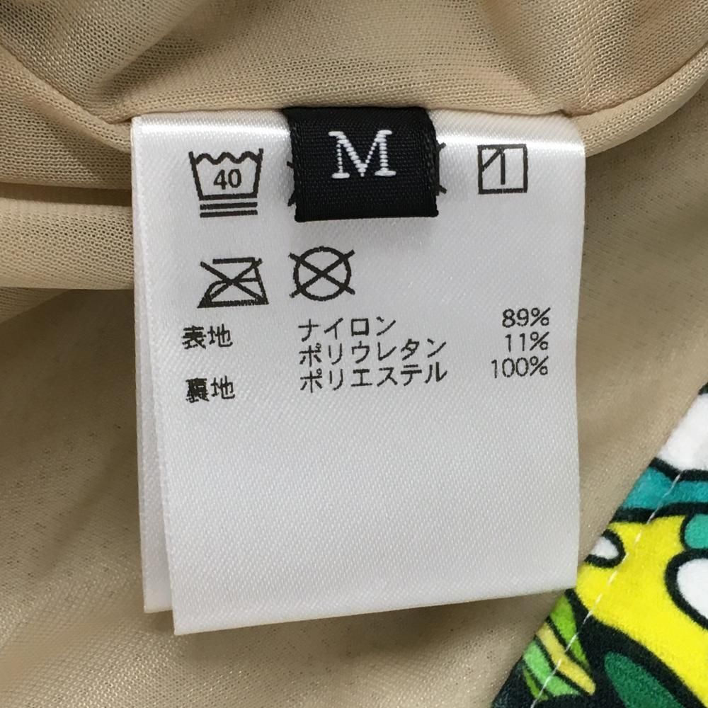 超美品】ラウドマウス ハーフパンツ 白×グリーン×レッド 花柄 リーフ柄