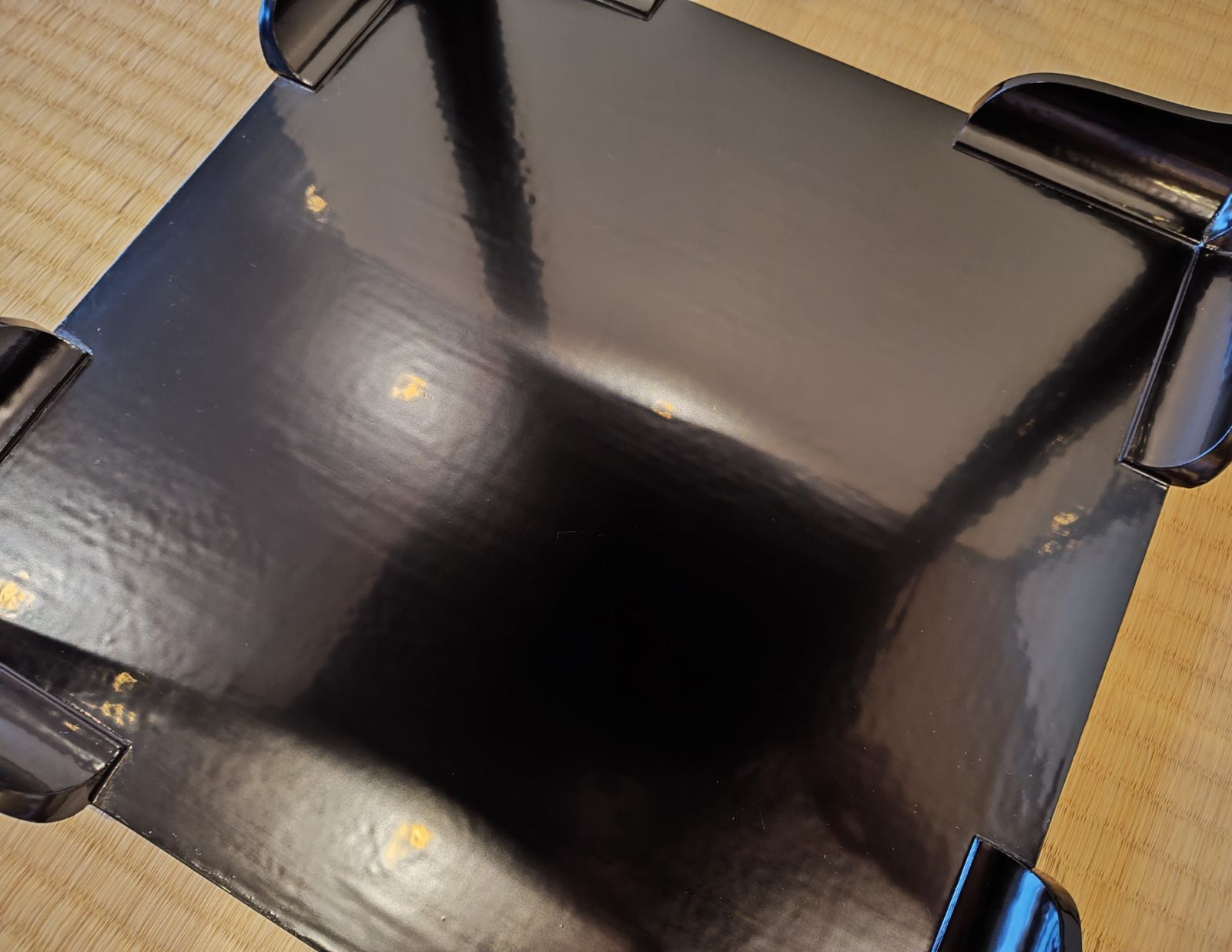 逢絢亭】茶道具 蓋置 京焼 黄青交趾 松葉彫 真葛（宮川）香斎 共箱