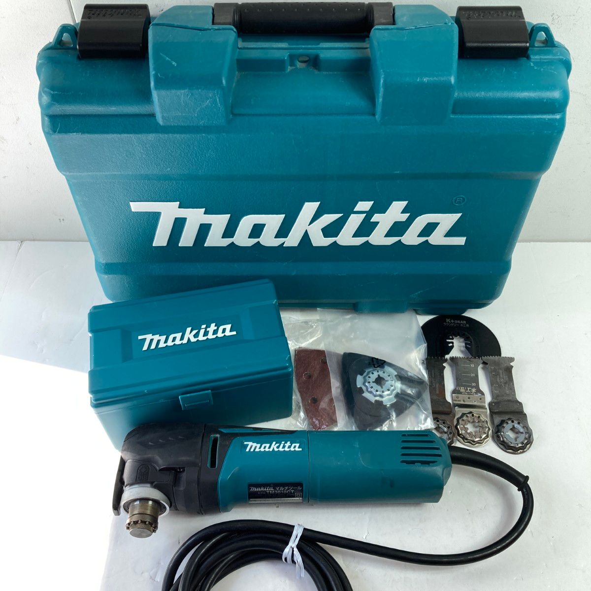 ＊＊MAKITA マキタ マルチツール TM3010CT 先端工具ケース付 100v ブルー