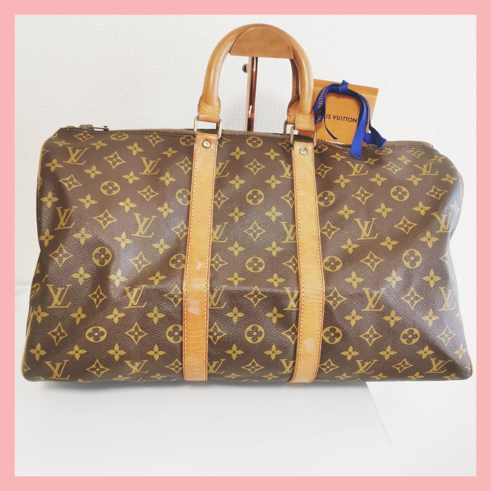 【正規品】ルイヴィトン　キーポル45 ボストンバッグ 正規品】ルイヴィトンLOUIS VUITTON キーポル45 モノグラム柄