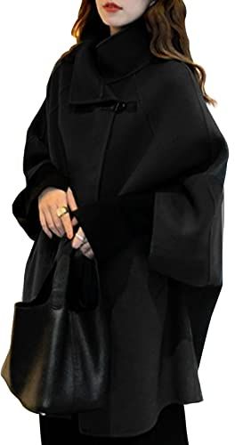 ニーマンバイ フェイク ウール コート ポンチョ タートル 秋 冬 レディース ケープ マント マント風 ドルマン シンプル 大人 ファッション カジュアル オシャレ 防寒 アウター あったか あったかい あたたかい ウオーキング ビジネス フォーマル お