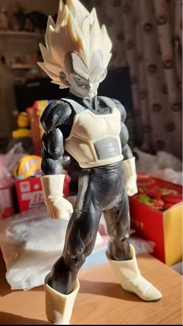 ドラゴンボール モノクロ ベジータ 超サイヤ人 フィギュア 30.5cm