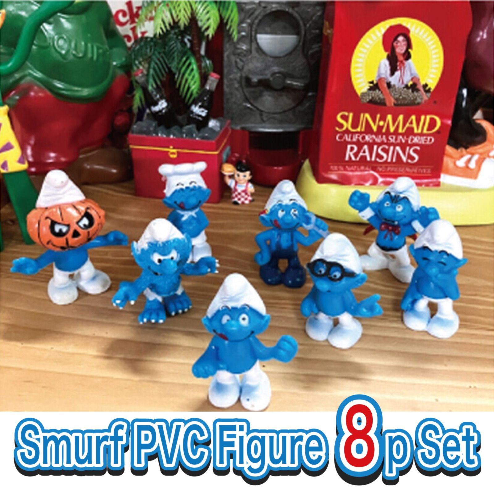 新品 ??【早い者勝ち】Smurf PVC FIGURE 8pSet スマーフ PVC 