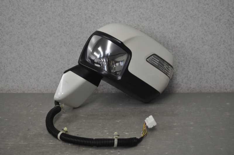 左 ドアミラー 電格 7Ｐ 7ピン ウィンカー 補助ミラー付 NH624P 白 RK5 RK1 ステップワゴン スパーダS 前期 M47 L s019978B