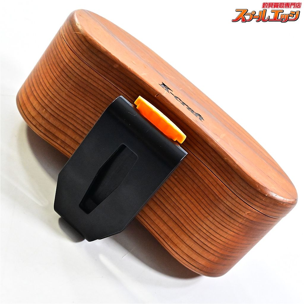 Kクラフト くり抜き式木製餌箱 Sサイズ 16 cmx 6 cm ワンタッチ着脱 開閉部マグネット式 K-craft K_060 e 07856