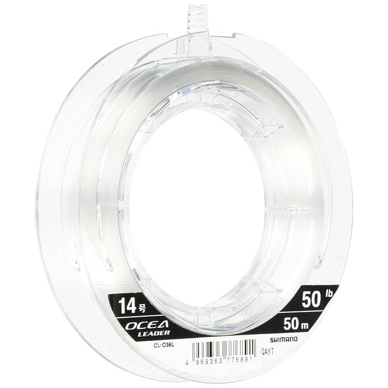 シマノ(SHIMANO) ショックリーダー オシア EX フロロカーボン 50m 14号 50lb クリア CL-O36L 釣り糸 0
