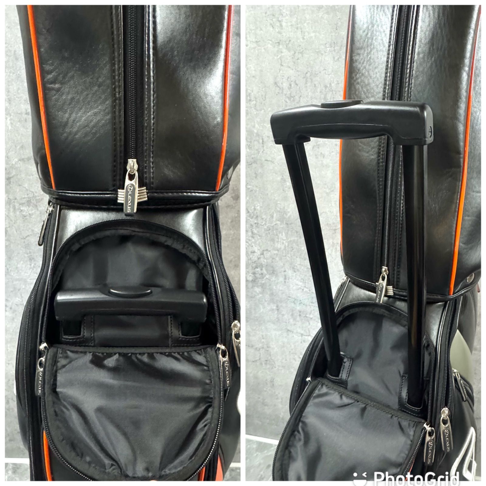  訳アリ ゴルフバック キャディバック ブラック オレンジ メンズ レディース ブランド ゴルフ用品 ゴルフクラブ活動 ゴルフバッグ キャディバッグ ゴルフ