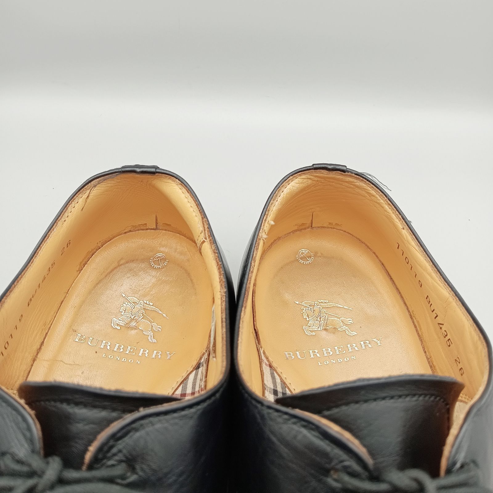 【美品】Burberry バーバリー ストレートチップ 内羽根式 26.0㎝ 美品】Burberrys バーバリー ストレートチップ 内羽根式 26.0