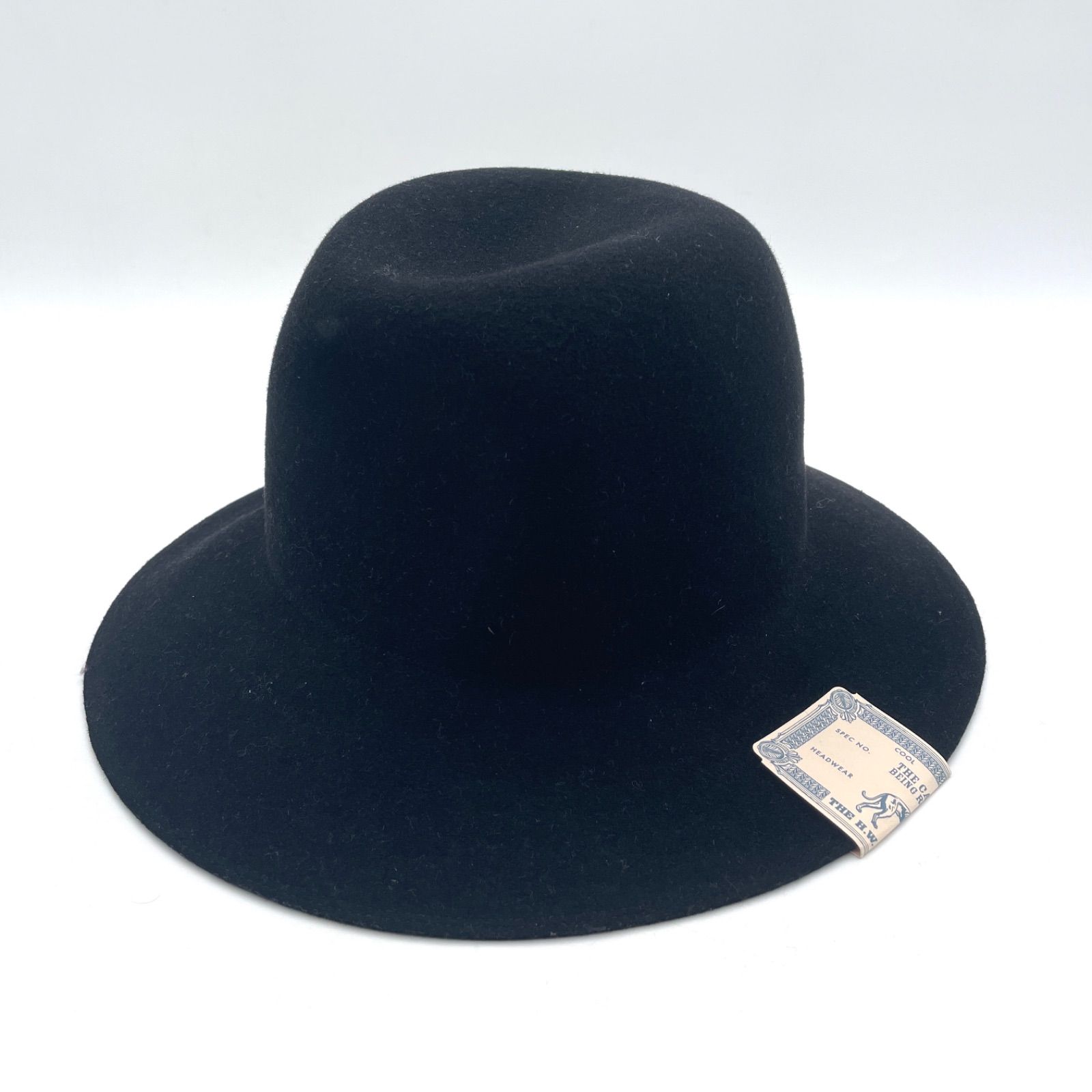 THE H.W.DOG-CO. ドッグアンドコー TRAVELERS HAT トラベラーズハット 38 D-00047 ウール ブラック系