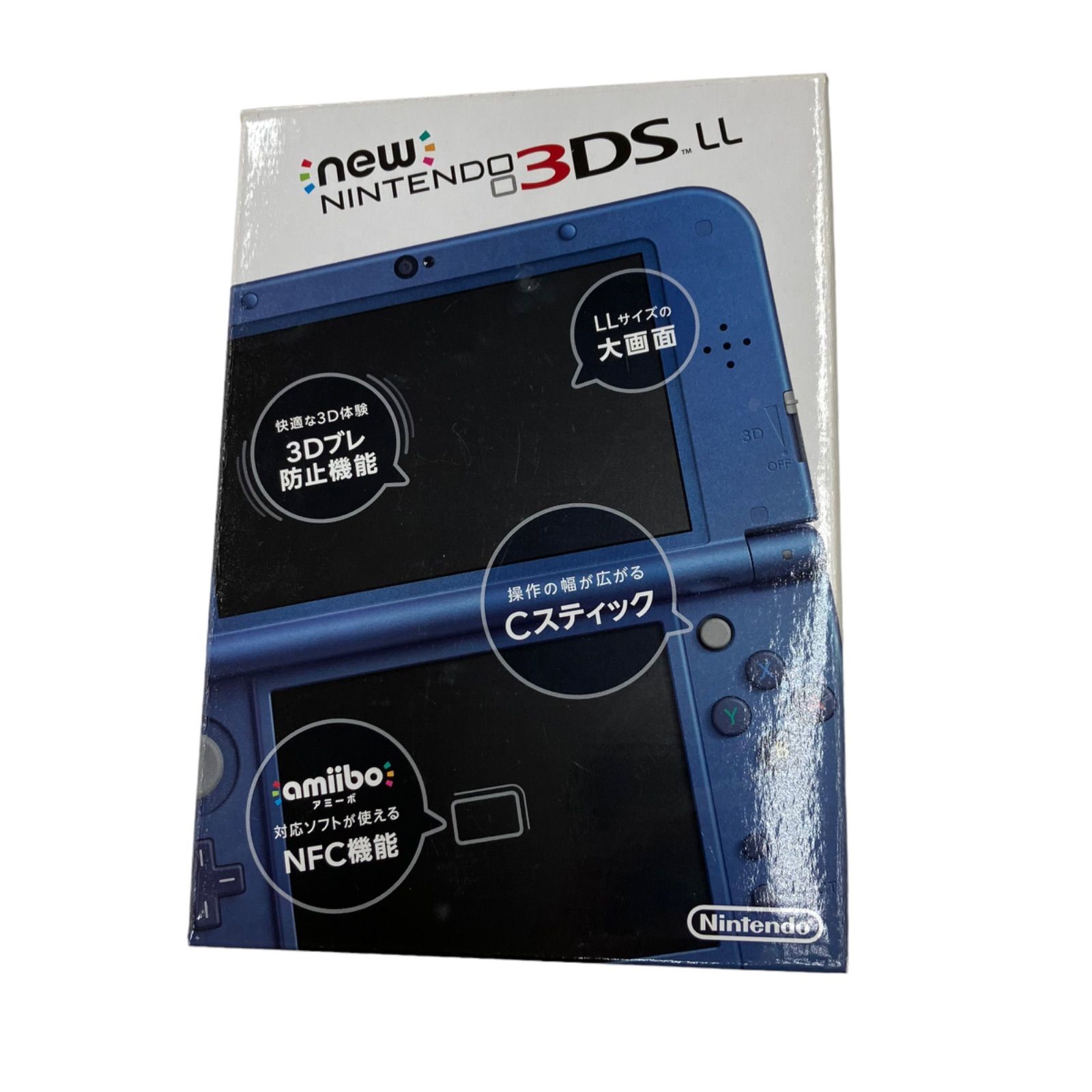 new Nintendo 3DS LL (RED-001) メタリックブルー