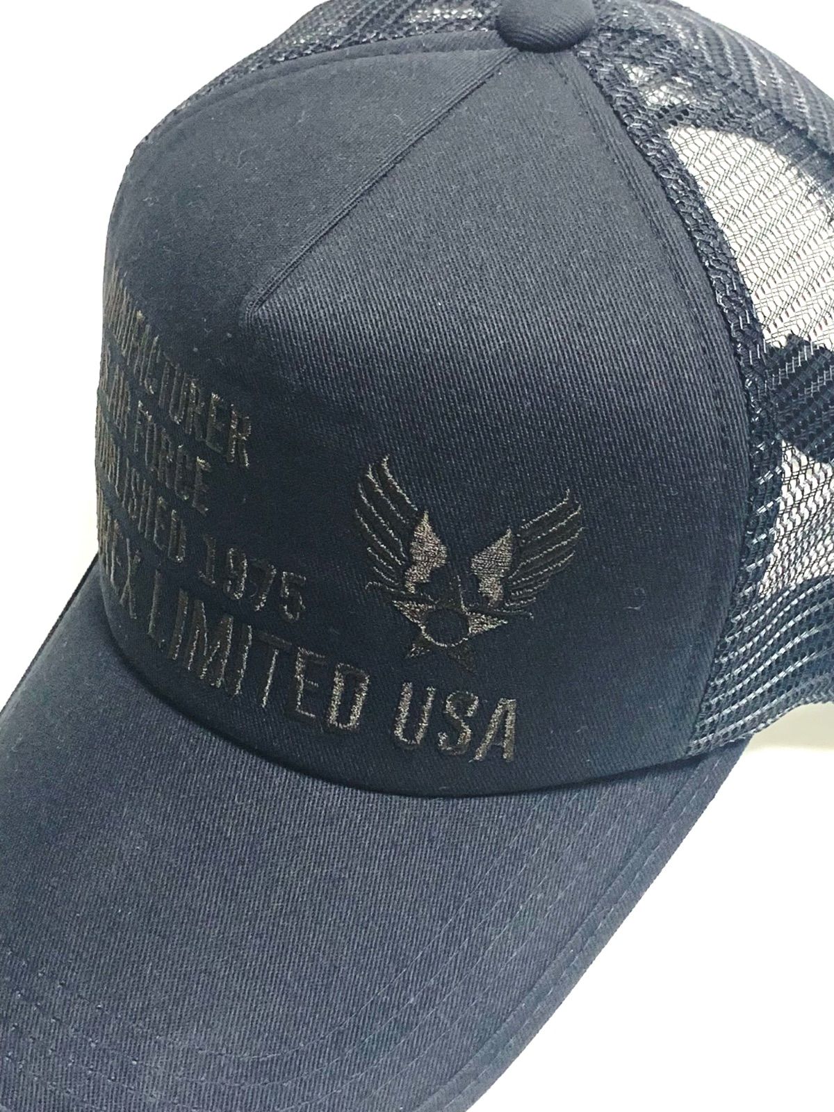 メッシュキャップ　アメリカ　古着　US DEADSTOCK】ROLEX Trucker Cap Made in USA ロレックス メッシュ