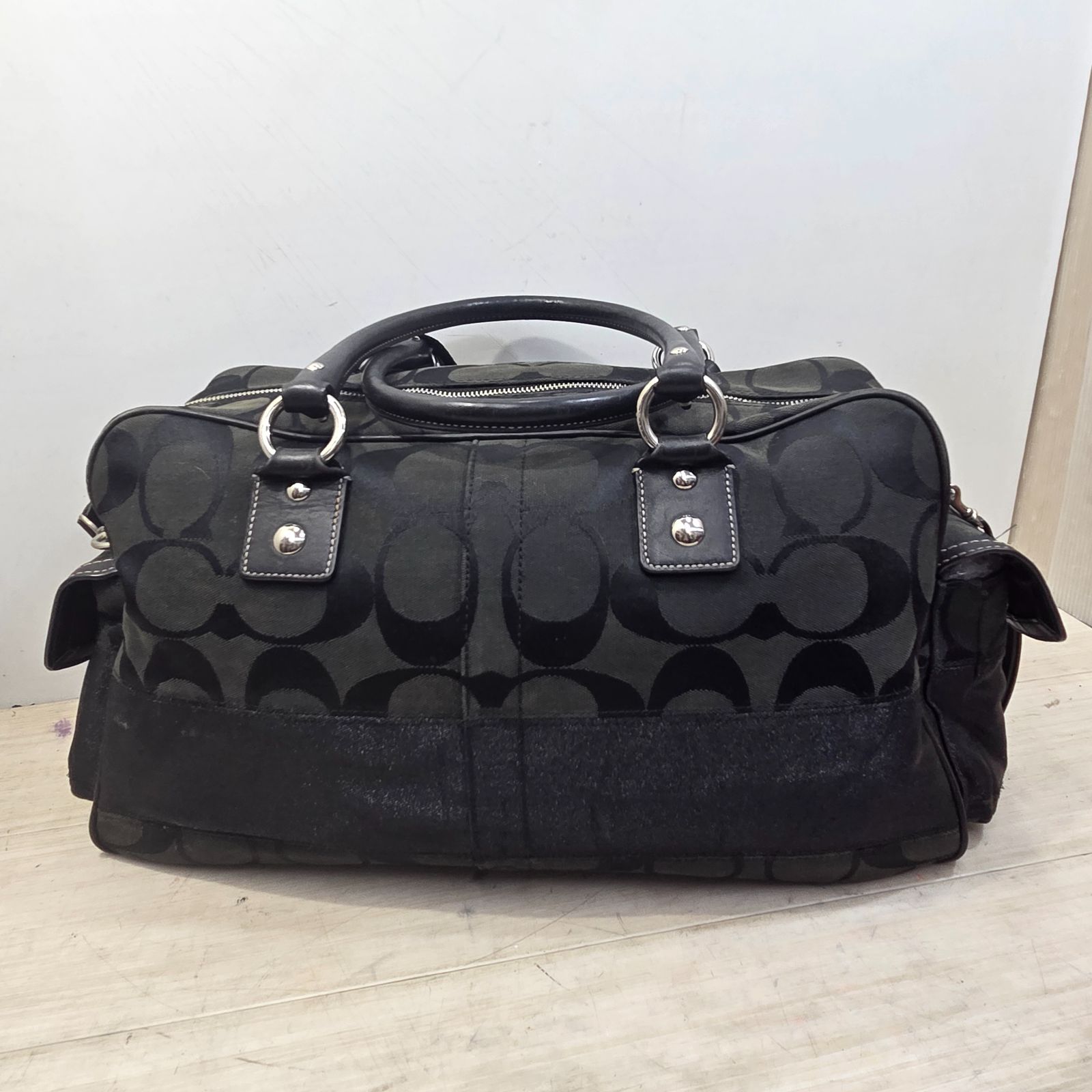 コーチ F77179 ボストンバッグ ブラック COACH ショルダーバッグ