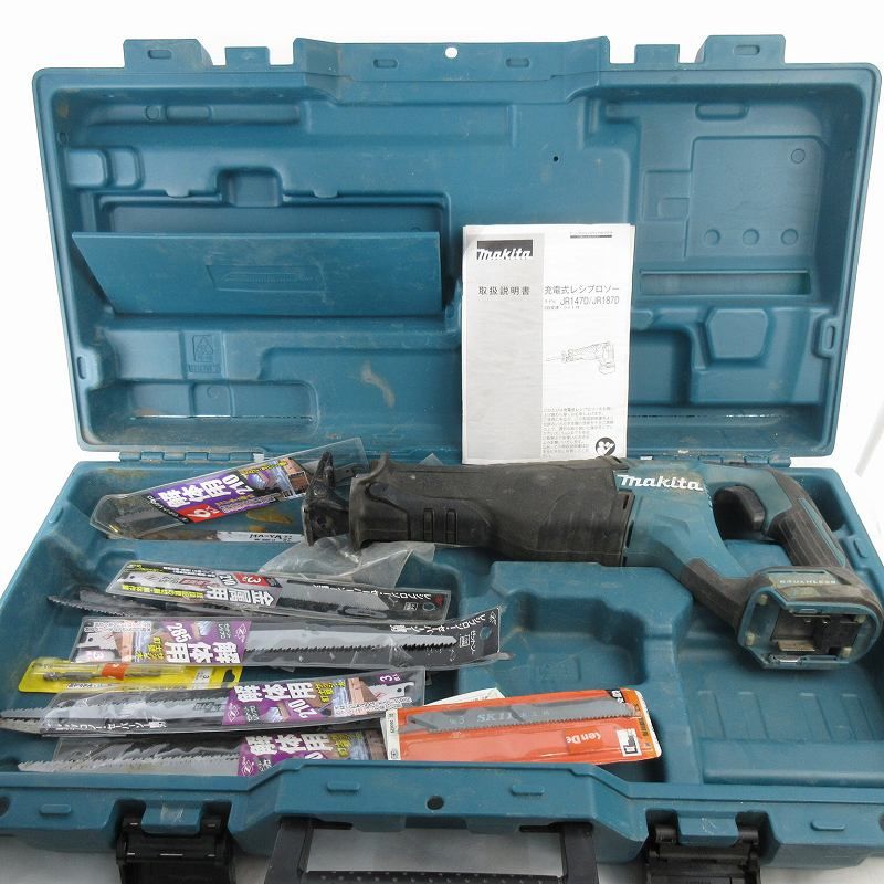 makita マキタ 充電式 レシプロソー JR187D 電動工具 18V 切断機 動作 済