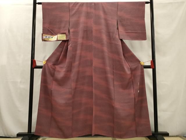 平和屋着物□上質な小紋 舞花文 正絹 逸品 AAAU6074fw 平和屋着物