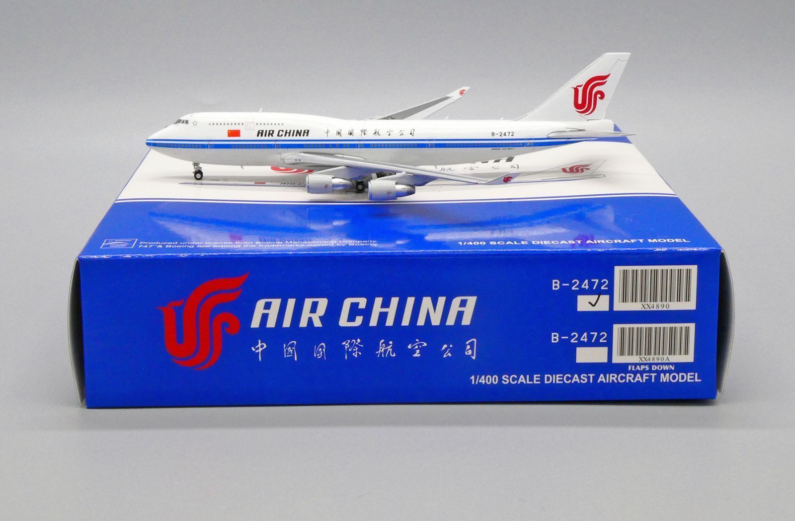 Jcwings 中国国際航空 747-400 B-2472 1/400 XX4890 - メルカリ