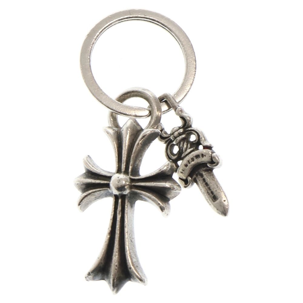 新品未使用　クロムハーツ　SMALL CROSS & #5 DGGR キーリング CHROME HEARTS クロムハーツ SMALL CROSS & #5 DGGR キーリング