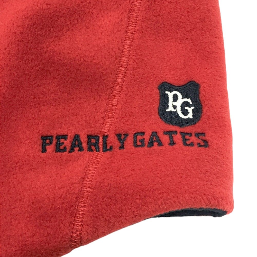 【超美品】パーリーゲイツネックウォーマー　レッド　unisex coco 中古 パーリーゲイツ PEARLY GATES ネックウォーマー フリー 赤