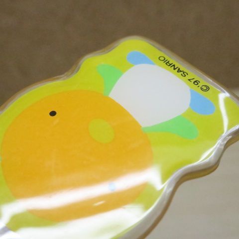 サンリオ オレンジpちゃん クリアーキーホルダー 1997年 廃盤