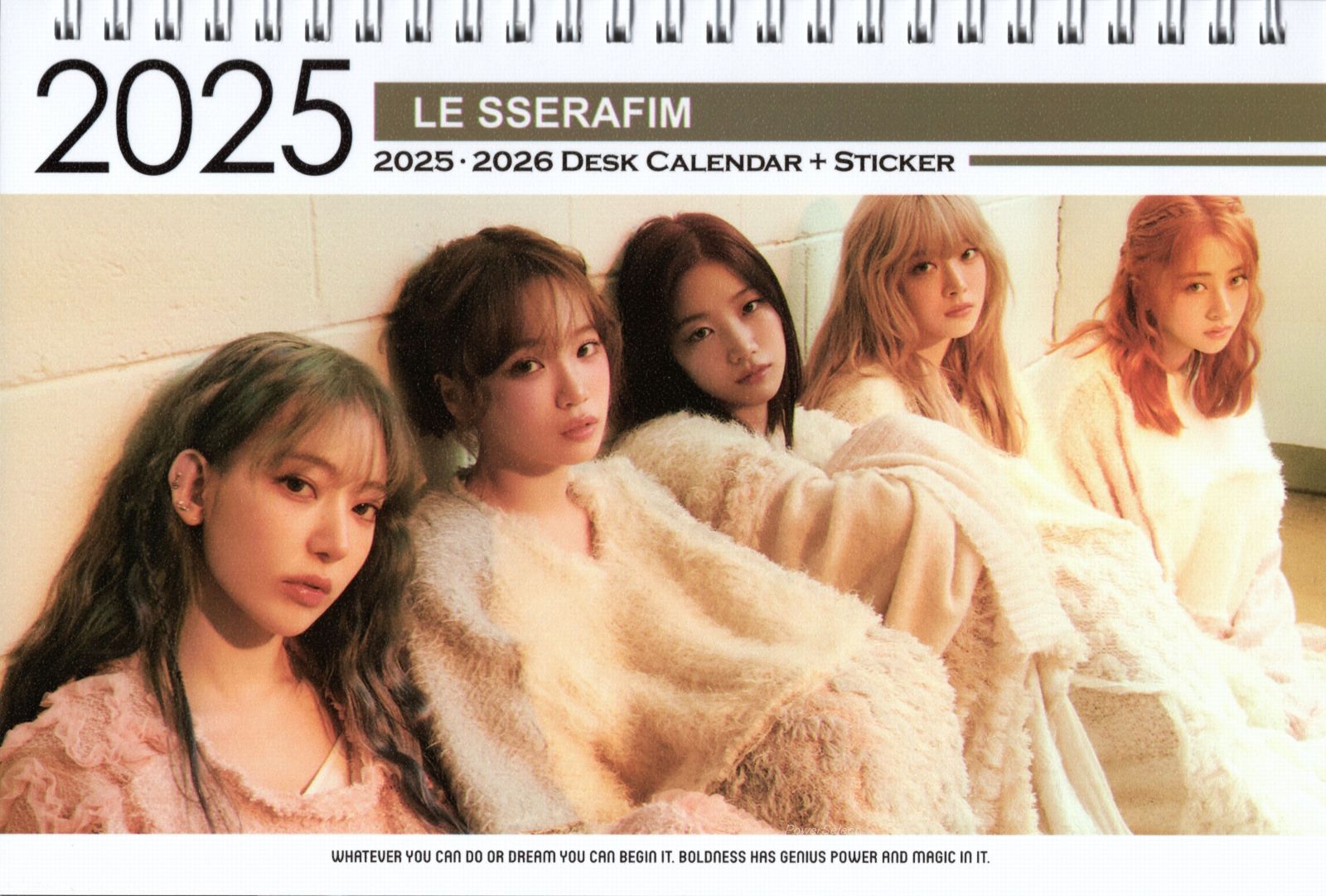 LE SSERAFIM ルセラフィム グッズ 卓上 カレンダー ( 写真集 カレンダー ) 2025~2026年 (2年分) + ステッカーシール  [12点セット] K-POP - メルカリ