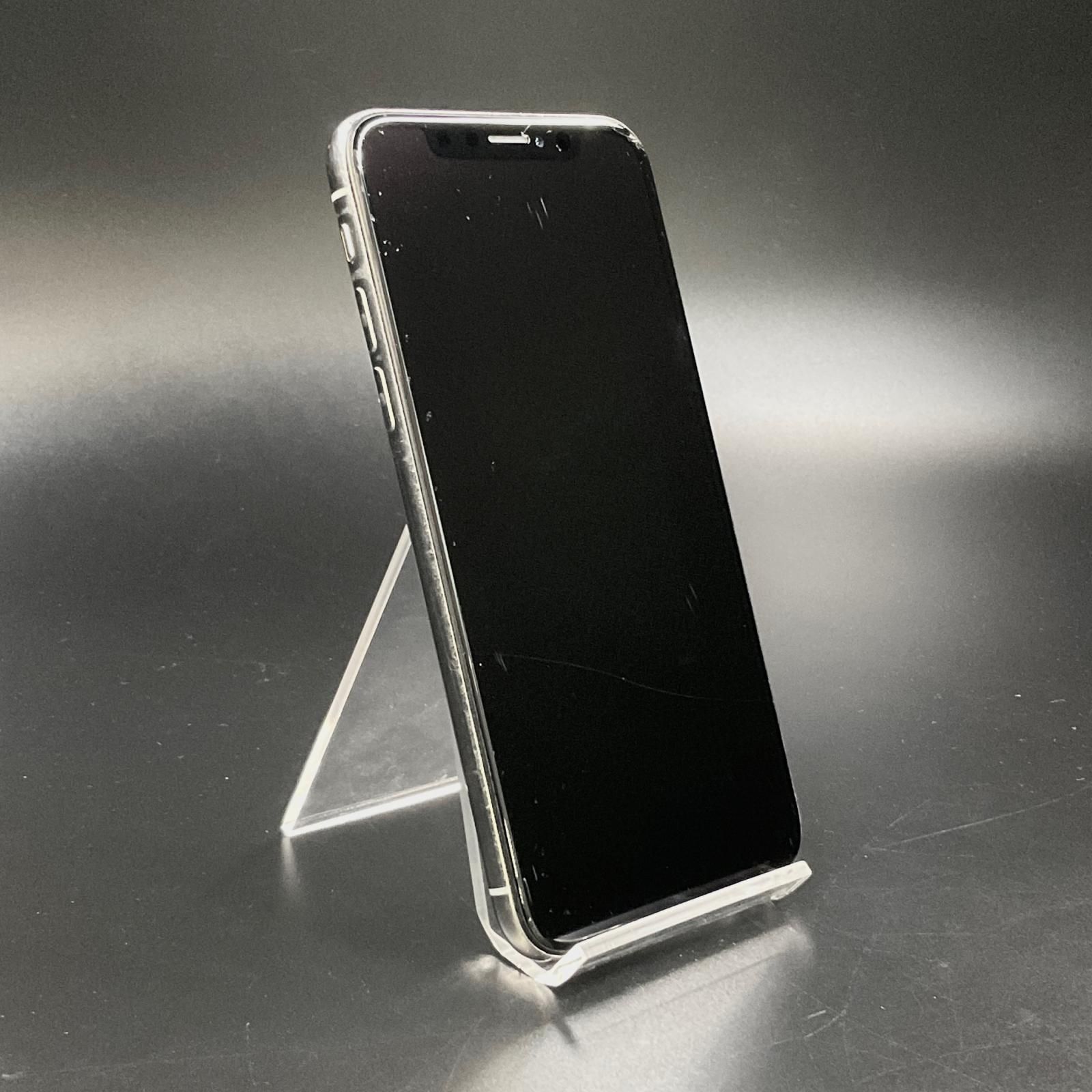 最速発送】Apple iPhone X 64GB シルバー Softbank 白ロム 76%【難有