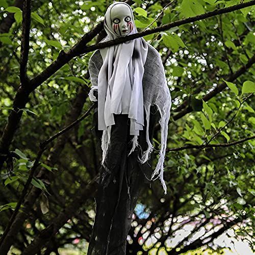 B ハロウィン 飾り お化け屋敷 幽霊 ゴースト ハンギング ホラー 雰囲気満点 ハロウィングッズ 屋内に動揺 怖い 吊物 吊り下げ 肝試し パーティー 文化祭 学園祭 舞台道具 イベント用品 2個セット B
